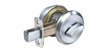 Accentra D152 Blank Plate x Cylinder Deadbolt, Grade 1, 2-3/4" Backset, 2-1/4" X 1" Face